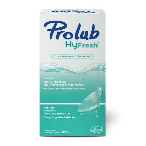 Solución Para Lentes De   Contacto Prolub Hyfresh Sophia Frasco x 100ml