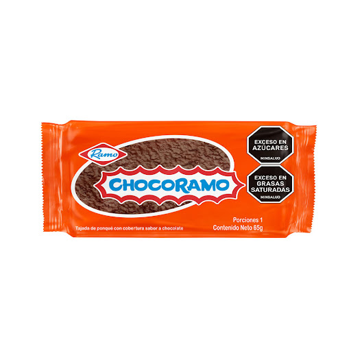 Ponqué Ramo Chocoramo Fracción x 65 gr