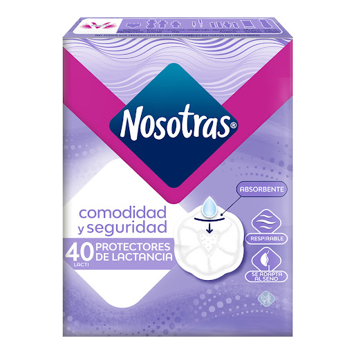 Protectores Nosotras Lacti Caja x 40 und