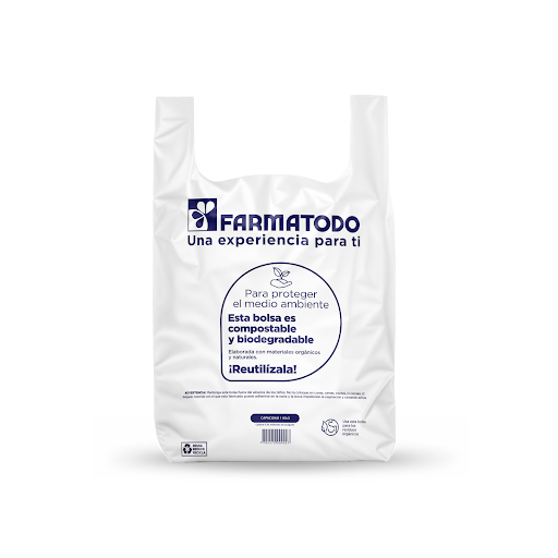 Bolsa Biodegradable   Farmatodo de Maiz 8kg x 1 und  
