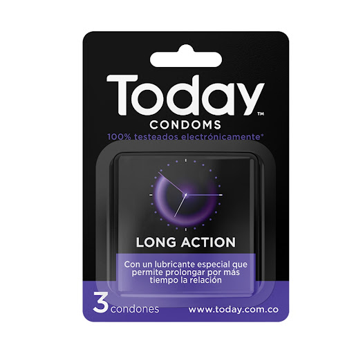 Condones Today Long Action X 3 unds