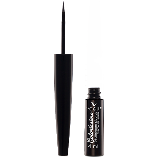 Delineador Vogue Líquido Colorissimo Negro x 4 ml