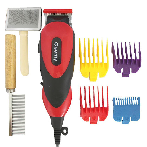 Combo Maquina De Peluqueria Cortadora Para Perro GEMEI Unidad x 1