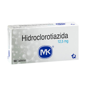 Hidroclorotiazida MK 12.5 mg Caja x 30 Tabletas  