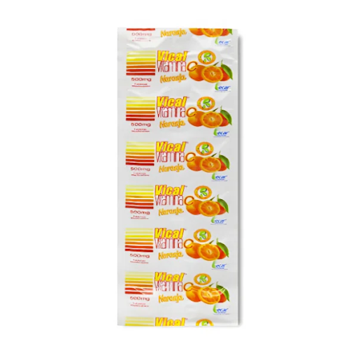 Vical Vitamina C 500 mg Naranja Blíster x 12 Tabletas Masticables