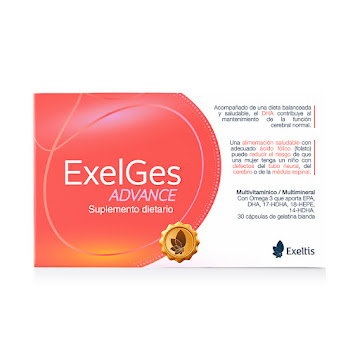 ExelGes Advance Suplemento Dietario  Multivitamínico Con Omega 3 Exeltis x 30 Capsulas  