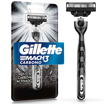 Cuchilla de Afeitar Gillette Mach 3 Carbono Blíster x 1 und  