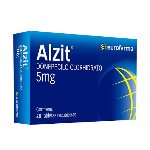 Alzit Donepezilo Clorhidrato 5mg Eurofarma Caja x 28 Tabletas