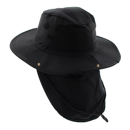 Sombrero Pescador Pesquero Safari Cuello Solapa Deporte negro Talla única VELBROS Sombrero pescador safari x1 x 1 Sombrero Pescador Pesquero Safari Cuello Solapa Deporte  CARACTERISTICAS -Diferentes colores. (Atención: los colores del producto pueden tener leves variaciones de tono, de acuerdo al lote de material
