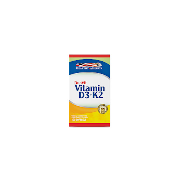 Duovit Vitamina D3+K2 Healthy America Caja x 100 Cápsulas Blandas  
