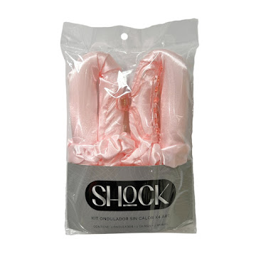 Ondulador Shock Sin Calor Color Pastel x 4 und  