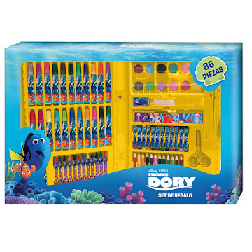 Solo Online Set De Pintar Buscando A   Dory 86 En Caja Regalo 86piezas X 1 Unidad 
