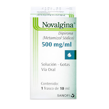 Novalgina Dipirona 500 Mg Gotas x 10 Ml                