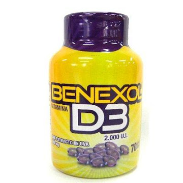 BENEXOL VITAMINA D3   PROCAPS 2000UI EXTRAC.UVA CÁPSULAS FRASCO X70CAP.  