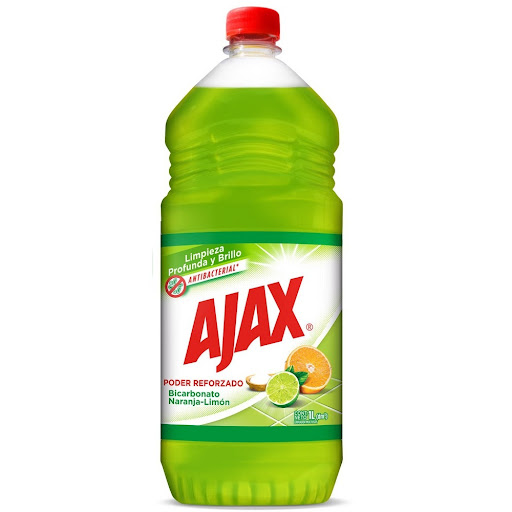 Limpia Pisos Liquido Ajax Bicarbonato Naranja Limon Frasco x 1 l