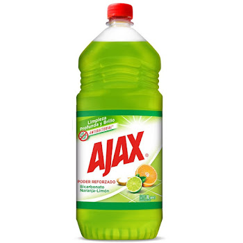 Limpia Pisos Liquido Ajax Bicarbonato Naranja Limon Frasco x 1 l  