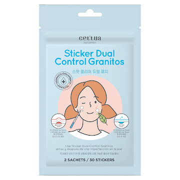 Stikers Faciales Cettua   Dual Control Granitos  