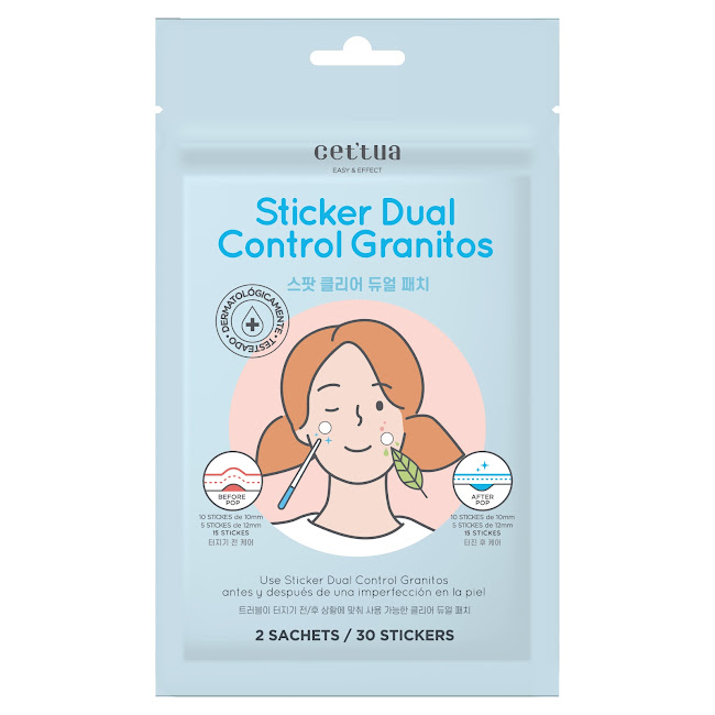 Stikers Faciales Cettua   Dual Control Granitos  