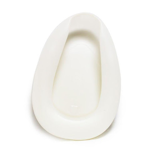 Pato Plástico Para Cama White Import RECOVERY  x 1 Pato coprológico fabricado en plástico, fácil de limpiar, resistente y de larga duración, diseñado para personas con alguna poca movilidad. Color blanco.