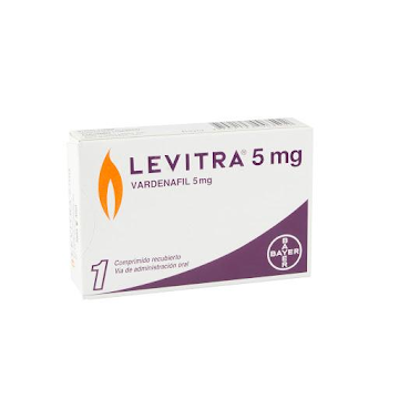Levitra Vardenafil 5 mg Bayer Caja x 1 Comprimidos   