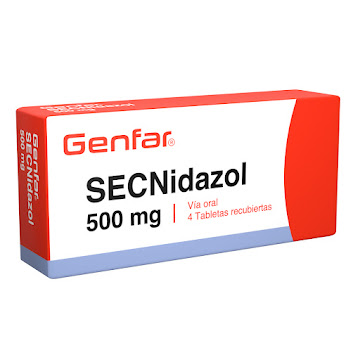 Secnidazol Genfar 500 mg Caja x 4 Tabletas  
