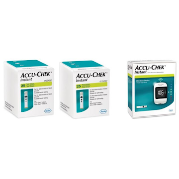 Prueba 2 Tiras Accu-Check + Glucometro  
