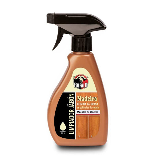 Limpiador Búfalo con Jabón Madeira X 360 cm³ BÚFALO Frasco con Pistola spray x 1 Und 