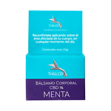 Bálsamo Corporal Thallos   Cbd 1% Aroma Menta Lata x 15 gr  