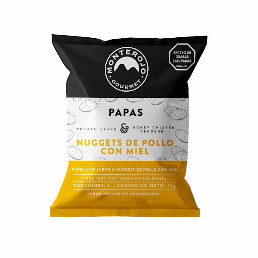 Papas Monterojo Nugets Pollo con Miel x 25 gr