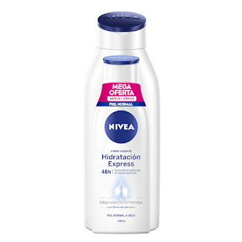 Crema Corporal Nivea Hidratación Express x 400 ml + 250 ml  
