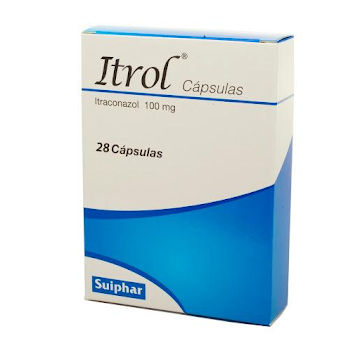 Itrol Itraconazol 100 mg Suiphar Caja x 28 Cápsulas  