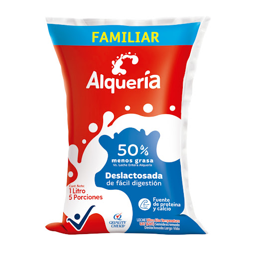 Leche Alquería Deslactosada Bolsa x 1 L
