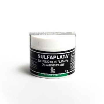 Sulfaplata 1% Crema   Frasco X60g. Buss Sulfadiazina De Plata  