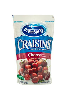 PASABOCAS OCEAN SPRAY   CRAISINS CHERRY GLUTEN FREE X142G 