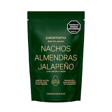 Nachos Palamano Almendra Sabor Jalapeño Y Limón Paquete x 90 gr  