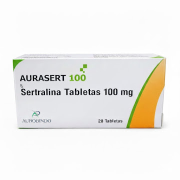 Aurasert 100 Sertralina 100mg Caja x 28 Tabletas  