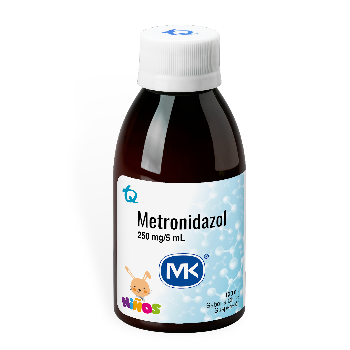 Metronidazol 250mg/5ml MK Frasco x 120 ml  