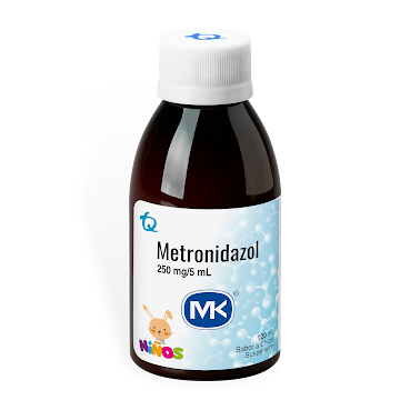 Metronidazol 250mg/5ml MK Frasco x 120 ml  