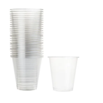 Vaso Plástico Prisma 7 oz x 50 und  