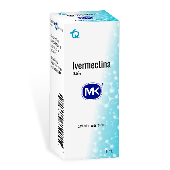 Ivermectina 0.6% MK Gotas Frasco x 5 ml  