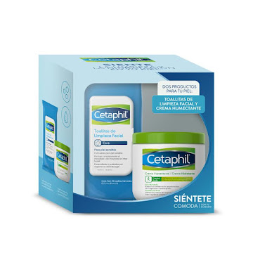 Kit Crema Cetaphil Hidratante x 453 gr grratis Toallitas Faciales undefined
