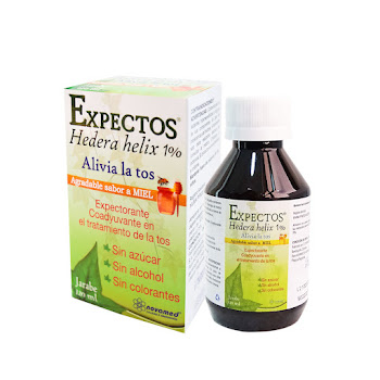 Expectos Hedera Helix 1% Novamed Jarabe Frasco x 120 ml  