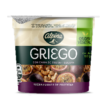 Yogurt Griego Alpina   Gulupa x 150 gr 