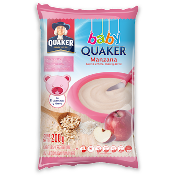 Cereal Baby Quaker Manzana x 200 gr  