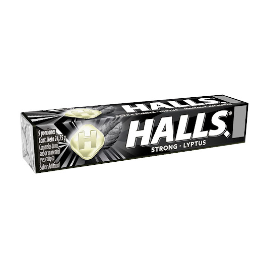 Menta Halls Extra Fuerte Barra x 9 und
