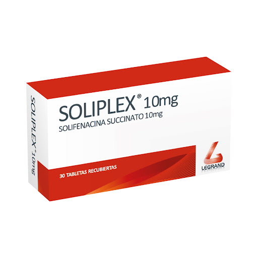 Soliplex Solifenacina Succinato 10 mg Legrand Caja x 30 Tabletas