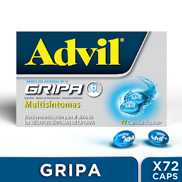 Advil Gripa Caja x 72 Cápsulas  