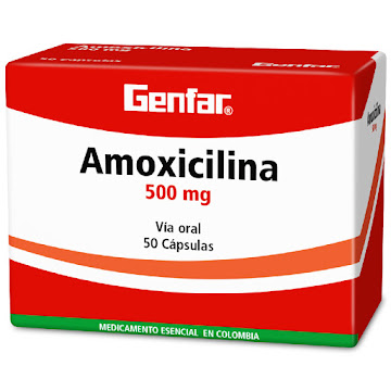 Amoxicilina 500 mg Genfar Caja x 50 Cápsulas  