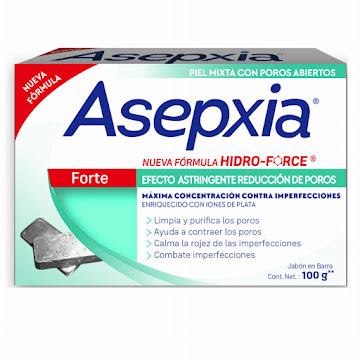 Jabón Asepxia Barra Fórmula Forte Limpieza Profunda Anti Acnil 3 x 100 gr  