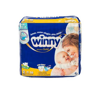 //PAÑALES WINNY ULTRATRIM GOLD NATURAL ETAPA 2 M X16UND  
